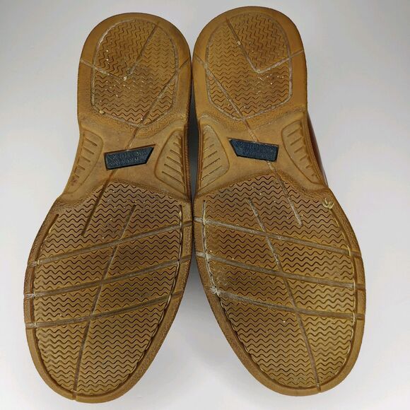 Brooks Brothers Voyager Leather Driving Loafers Size 8 1/2 D Logo - Picture 7 of 7